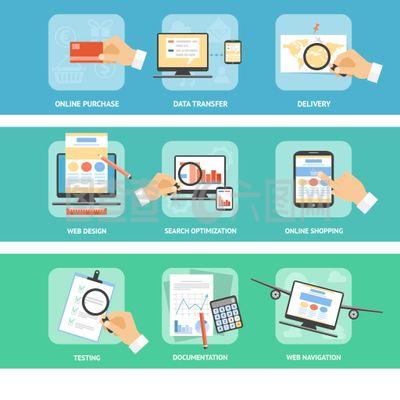 商務(wù)辦公和營(yíng)銷圖標(biāo)